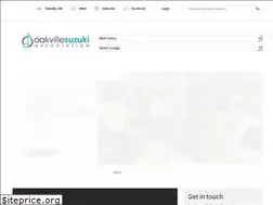 Sites similar to oakvillesuzuki.org