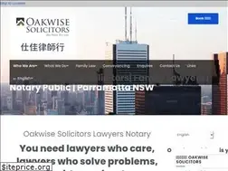 Sites similar to oakwiselegal.com.au