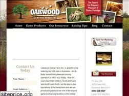Sites similar to oakwoodgamefarm.com