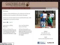 Sites similar to oakwoodparkinfo.com