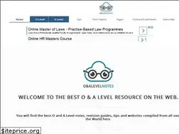 Sites similar to oalevelnotes.com