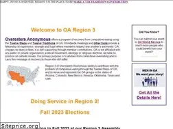 Sites similar to oaregion3.org