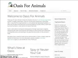 Sites similar to oasisforanimals.org