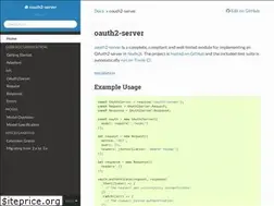 Sites similar to oauth2-server.readthedocs.io