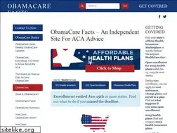 Sites similar to obamacarefacts.com