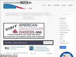 Sites similar to obamacarewatch.org