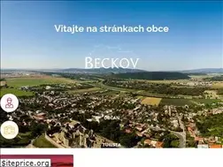 Sites similar to obec-beckov.sk