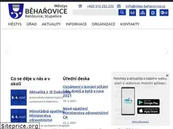 Sites similar to obec-beharovice.cz