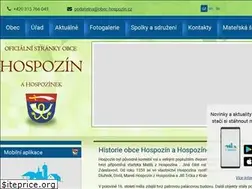 Sites similar to obec-hospozin.cz