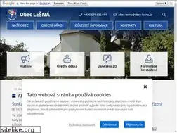 Sites similar to obec-lesna.cz