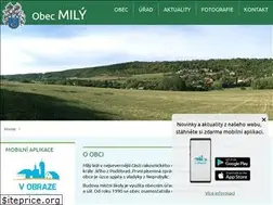 Sites similar to obec-mily.cz