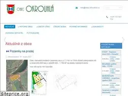 Sites similar to obec-okrouhla.cz