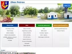 Sites similar to obec-petrov.cz