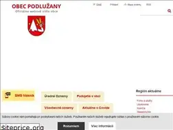 Sites similar to obec-podluzany.sk