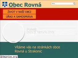 Sites similar to obec-rovna.cz
