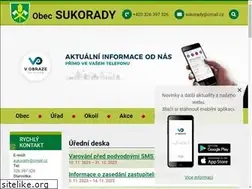 Sites similar to obec-sukorady.cz