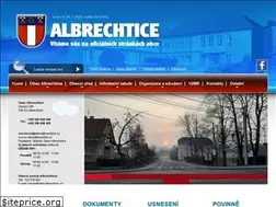 Sites similar to obecalbrechtice.cz