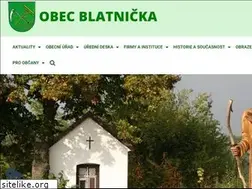 Sites similar to obecblatnicka.cz