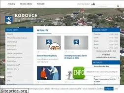 Sites similar to obecbodovce.sk