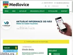 Sites similar to obecmedlovice.cz