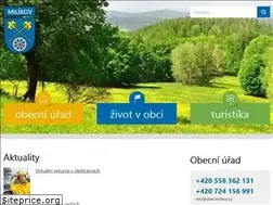 Sites similar to obecmilikov.cz