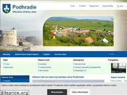 Sites similar to obecpodhradie.sk