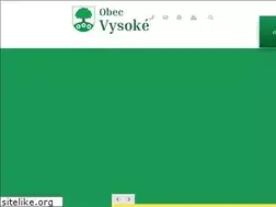Sites similar to obecvysoke.cz