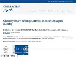 Sites similar to oberbayerncard.eu