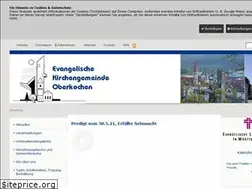Sites similar to oberkochen-evangelisch.de