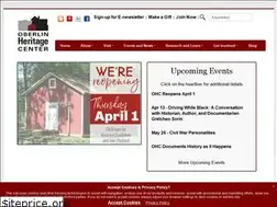 Sites similar to oberlinheritagecenter.org