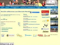 Sites similar to obermain-marathon.de