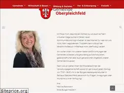 Sites similar to oberpleichfeld.de