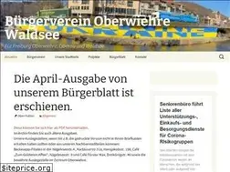 Sites similar to oberwiehre-waldsee.de