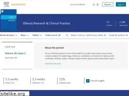 Sites similar to obesityresearchclinicalpractice.com
