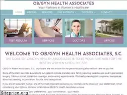 Sites similar to obgynhealthassociates.com