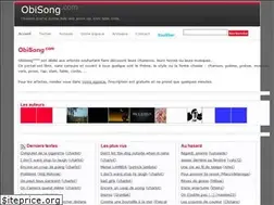 Sites similar to obisong.com