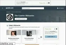 Sites similar to obits.gazette.com