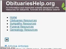 Sites similar to obituarieshelp.org