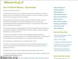 Sites similar to obituaryguide.com