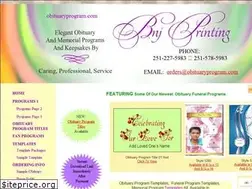 Sites similar to obituaryprogram.com