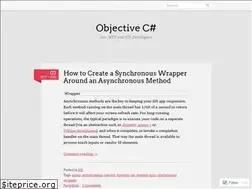 Sites similar to objcsharp.wordpress.com