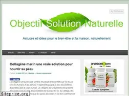 Sites similar to objectif-solution-naturelle.com