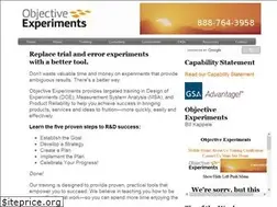 Sites similar to objectiveexperiments.com