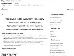 Sites similar to objectivismonline.com