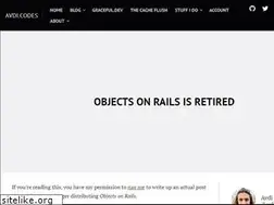 Sites similar to objectsonrails.com