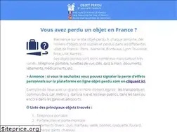 Sites similar to objet-perdu.fr