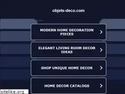 Sites similar to objets-deco.com