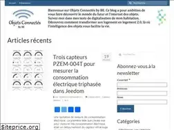 Sites similar to objetsconnectes.be