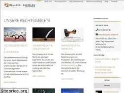 Sites similar to obladen-gaessler.de