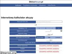 Sites similar to obliczakcyze.pl